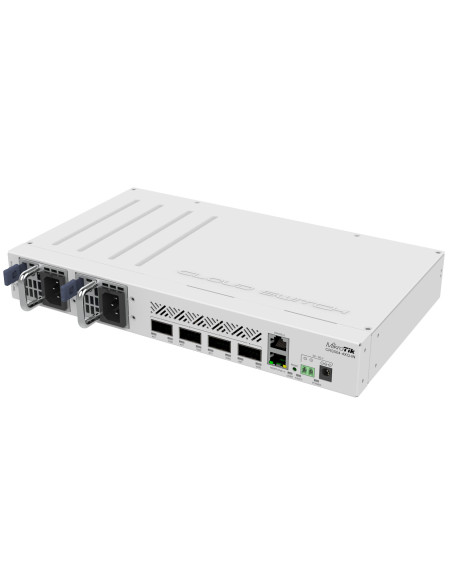 Mikrotik CRS504-4XQ-IN switch Gestionado Fast Ethernet (10 100) Energía sobre Ethernet (PoE) Blanco