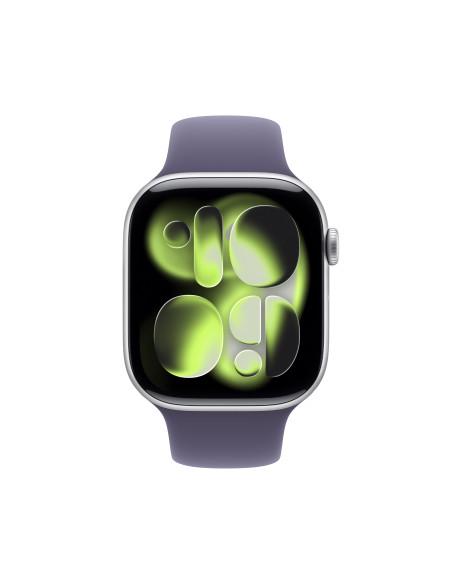 Apple Watch Series 11 OLED 46 mm Digital 416 x 496 Pixeles Pantalla táctil Plata Wifi GPS (satélite)