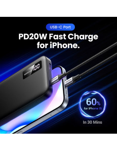 Ugreen 25742 batería externa Ión de litio 10000 mAh Negro 2