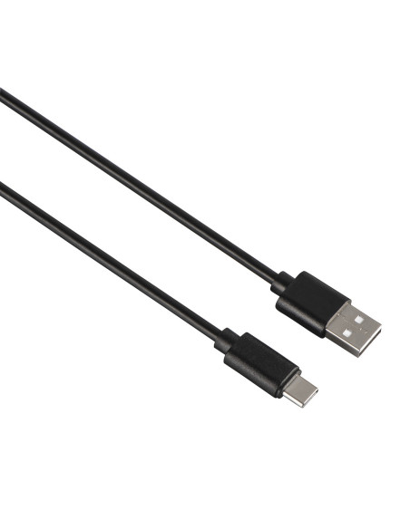 Hama 00200907 cable USB USB 2.0 0,9 m USB C USB A Negro