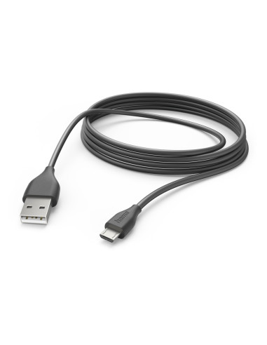 Hama 00201588 cable USB USB 2.0 3 m USB A Micro-USB B Negro