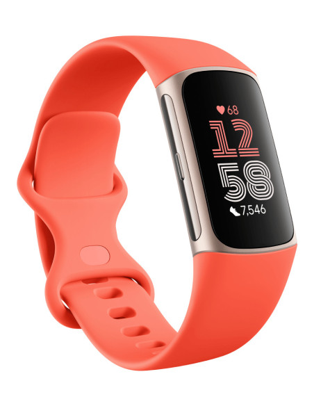 Fitbit Charge 6 AMOLED Pulsera de actividad Oro