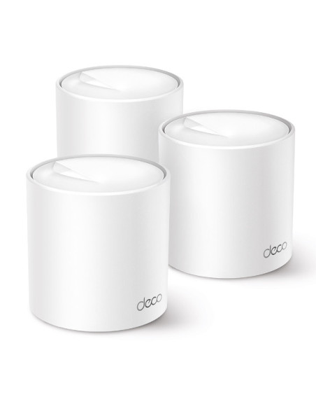 TP-Link Deco X50 (3-pack) Doble banda (2,4 GHz   5 GHz) Wi-Fi 6 (802.11ax) Blanco Interno