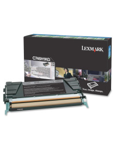 Lexmark C746H1KG cartucho de tóner 1 pieza(s) Original Negro