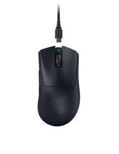 Razer DeathAdder V3 Pro ratón Juego mano derecha RF Wireless + USB Type-C Óptico 30000 DPI