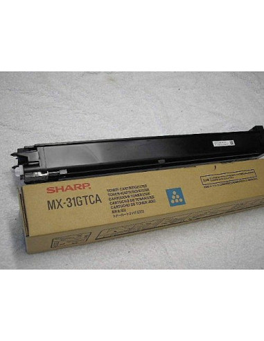 Sharp MX-31GTCA cartucho de tóner 1 pieza(s) Original Cian