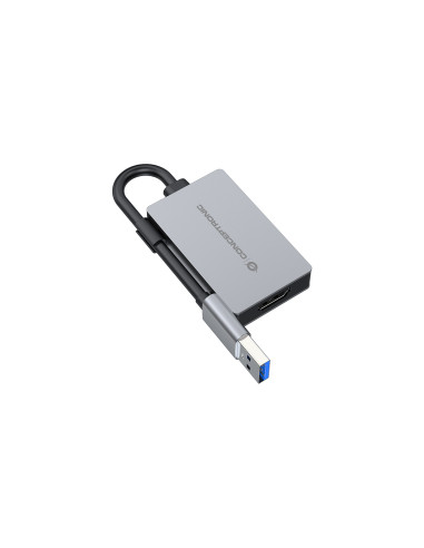 Conceptronic ABBY22G Adaptador gráfico USB 1920 x 1080 Pixeles Gris