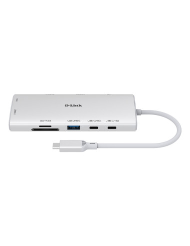 D-Link DUP-A01 hub de interfaz USB 3.2 Gen 1 (3.1 Gen 1) Type-C 10000 Mbit s Blanco
