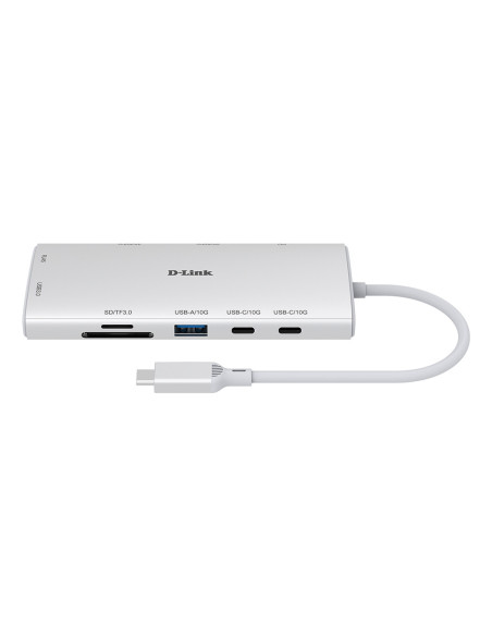 D-Link DUP-A01 hub de interfaz USB 3.2 Gen 1 (3.1 Gen 1) Type-C 10000 Mbit s Blanco