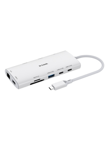 D-Link DUP-A01 hub de interfaz USB 3.2 Gen 1 (3.1 Gen 1) Type-C 10000 Mbit s Blanco