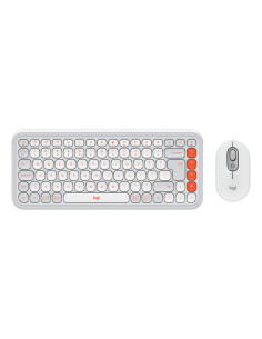 Logitech 920-013141 teclado Ratón incluido Universal Bluetooth QWERTY Internacional de EE.UU. Blanco