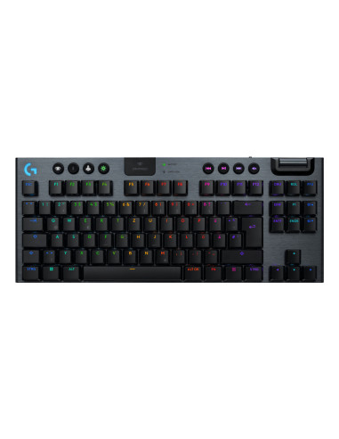 Logitech G G915 X Lightspeed teclado Juego USB + RF Wireless + Bluetooth QWERTY Internacional de EE.UU. Negro