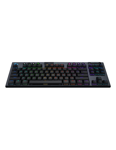 Logitech G G915 X Lightspeed teclado Juego USB + RF Wireless + Bluetooth QWERTY Internacional de EE.UU. Negro