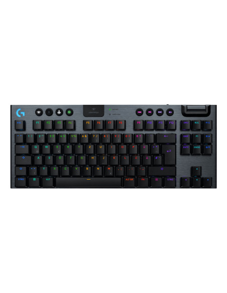 Logitech G G915 X LIGHTSPEED teclado Juego USB + RF Wireless + Bluetooth QWERTZ Alemán Negro