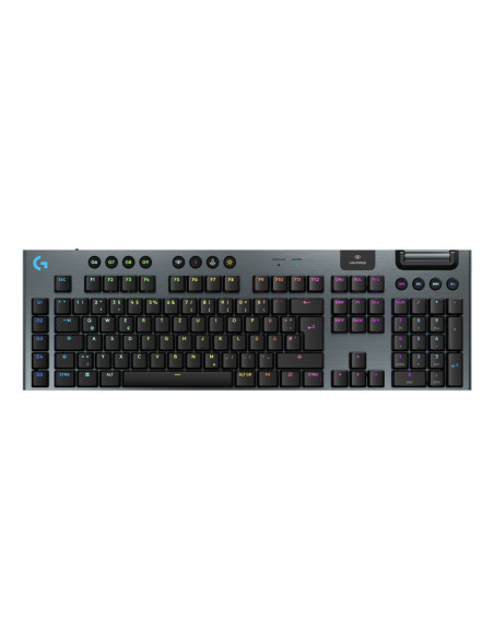 Logitech G G915 X LIGHTSPEED teclado Juego USB + RF Wireless + Bluetooth QWERTZ Alemán Negro