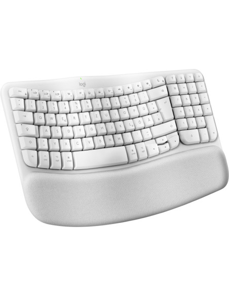 Logitech Wave Keys for Mac teclado Hogar   Oficina Bluetooth QWERTZ Alemán Blanco