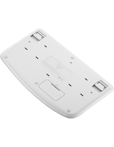 Logitech Wave Keys for Mac teclado Hogar   Oficina Bluetooth QWERTZ Alemán Blanco