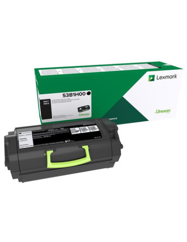 Lexmark 53B2H00 cartucho de tóner 1 pieza(s) Original Negro