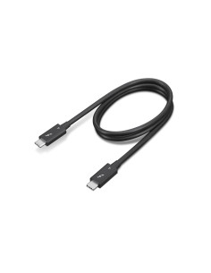 Lenovo 4X91K16968 cable Thunderbolt 0,7 m 40 Gbit s Negro