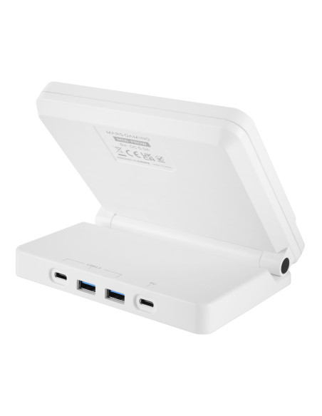 Mars Gaming MS-DPROW Blanco 10 botones