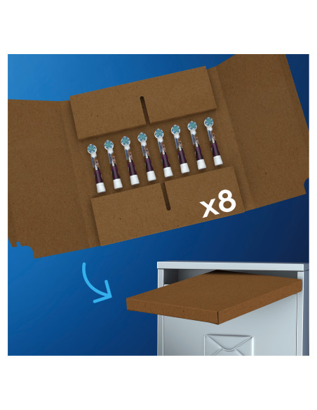 Oral-B Kids 81748472 cepillo de cabello 8 pieza(s) Multicolor