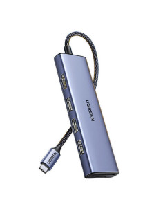 Ugreen 20956A hub de interfaz USB Tipo C 5000 Mbit s Plata 2
