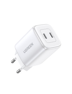 Ugreen 15327 cargador de dispositivo móvil Universal Blanco Corriente alterna Carga rápida Interior