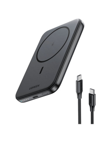Ugreen 25207 batería externa 5000 mAh Cargador inalámbrico Negro