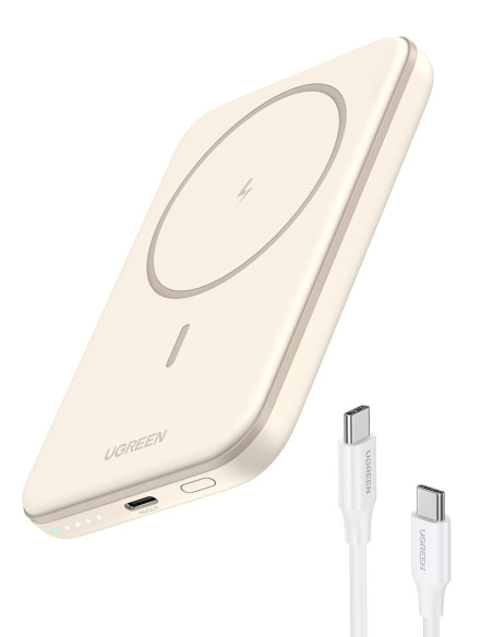 Ugreen 25207 batería externa 5000 mAh Cargador inalámbrico Negro