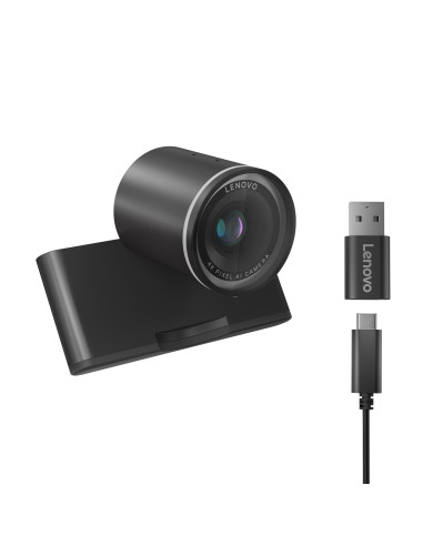 Lenovo 4XC1Q25246 cámara web 8 MP 1920 x 1080 Pixeles USB-C Negro