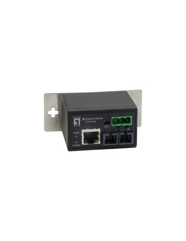 LevelOne IEC-4002 convertidor de medio 100 Mbit s Multimodo Negro