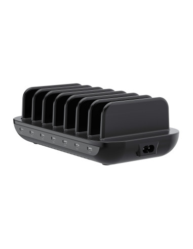Conceptronic OZUL07B cargador de dispositivo móvil Universal Negro Corriente alterna Carga rápida Interior