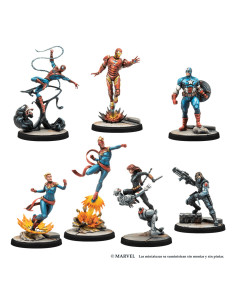 Asmodee CP143ES juego de tablero MCP  Marvel Crisis Protocol Caja inicial 45 min Juego de mesa Interpretación de roles 2