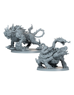 Asmodee GUF045ML juego de tablero Zombicide  Divine Beasts 60 min Juego De Cartas