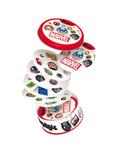 Asmodee Dobble Marvel Emoji 15 min Juego De Cartas Lógico