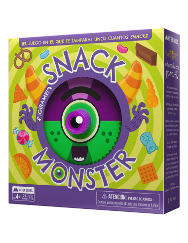 Asmodee Exploding Kittens EKISNMO01ES juego de tablero Snack Monster 15 min Juego De Cartas Partido