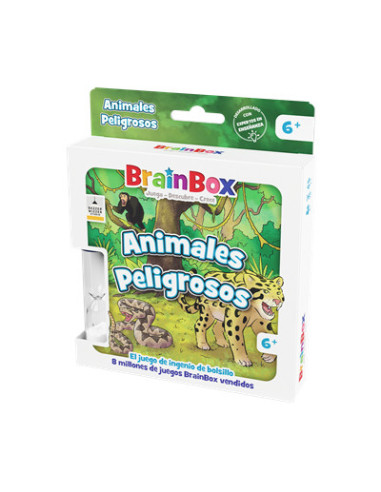 Asmodee BrainBox Pocket Animales Peligrosos