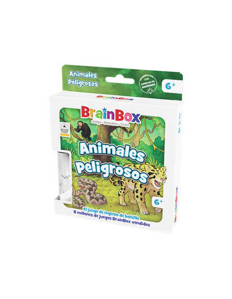 Asmodee BrainBox Pocket Animales Peligrosos