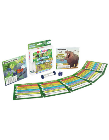 Asmodee BrainBox Pocket Animales Peligrosos