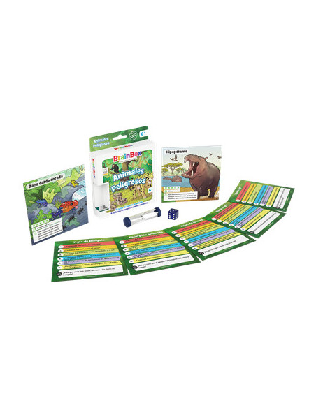 Asmodee BrainBox Pocket Animales Peligrosos