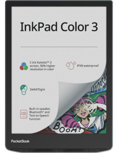 PocketBook InkPad Color 3 lectore de e-book Pantalla táctil 32 GB Wifi Negro, Gris