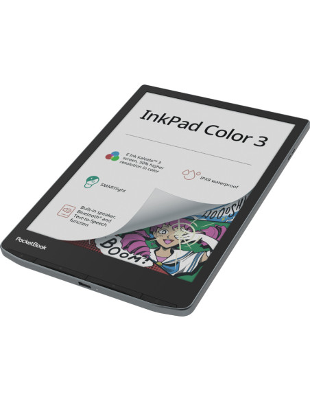 PocketBook InkPad Color 3 lectore de e-book Pantalla táctil 32 GB Wifi Negro, Gris