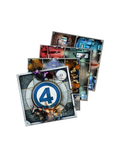 Asmodee CMMZB004 juego de tablero Marvel Zombies  Fantastic 4 Under Siege 60 min Juego De Cartas Interpretación de roles