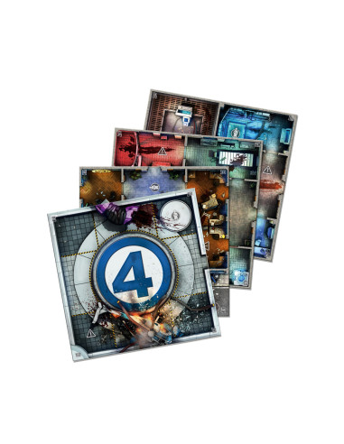 Asmodee CMMZB004 juego de tablero Marvel Zombies  Fantastic 4 Under Siege 60 min Juego De Cartas Interpretación de roles