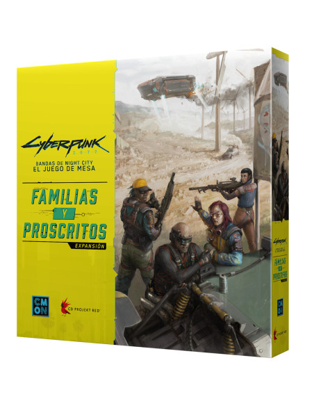 Asmodee CPG002ES juego de tablero Cyberpunk 2077  Familias y Proscritos 120 min Juego De Cartas Interpretación de roles