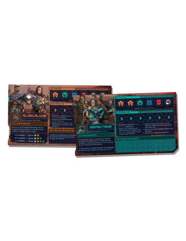 Asmodee CPG002ES juego de tablero Cyberpunk 2077  Familias y Proscritos 120 min Juego De Cartas Interpretación de roles