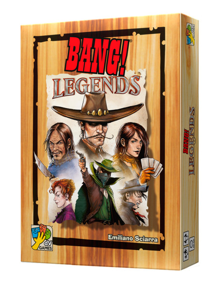 Asmodee EEDVBA11 juego de tablero Bang! Legends 40 min Juego De Cartas Interpretación de roles