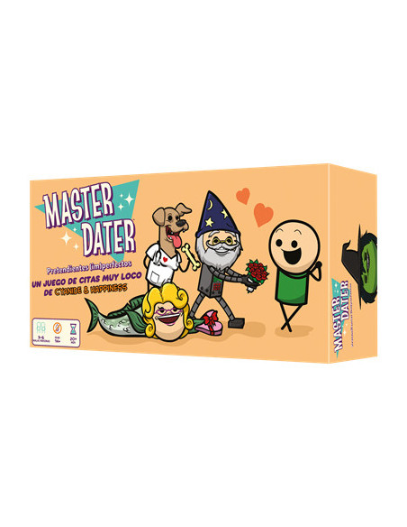 Asmodee Master Dater 40 min Juego De Cartas Lógico