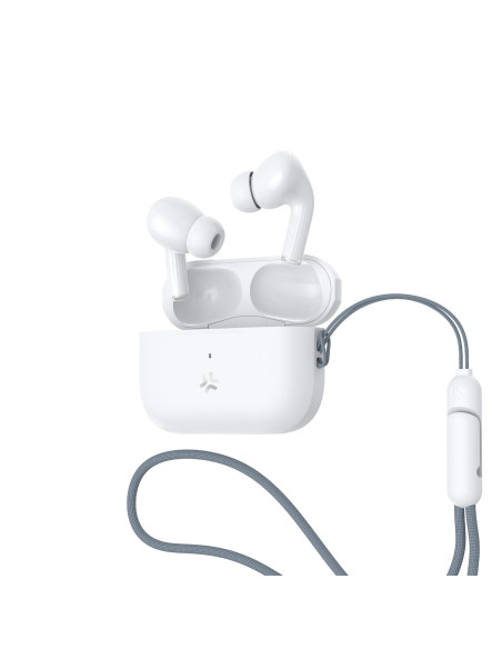 Celly HARMONYWH auricular y casco Auriculares Inalámbrico Dentro de oído Llamadas Música USB Tipo C Blanco