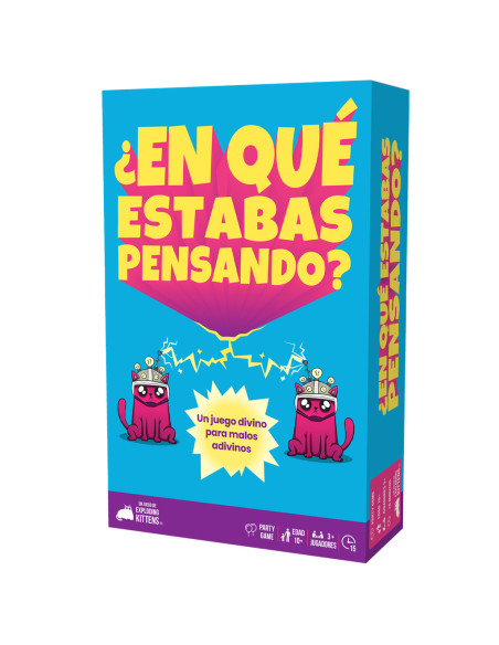 Asmodee Exploding Kittens EKILR01ES juego de tablero ¿En qué estabas pensando? 10 min Juego De Cartas Partido